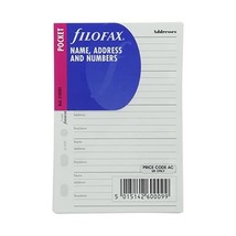 Filofax Pocket for Name/ Address/ Telephone Number  - $10.00