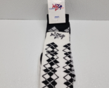 2004 Mixzup Black &amp; White Opposites Attract Socks Socratic Fits Shoe Siz... - £33.11 GBP