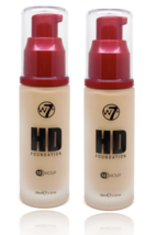 W7 COSMETICS High Definition Foundation - early tan (2-Pack) - £19.63 GBP