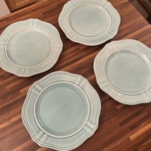 Threshold Wellsbridge Aqua Blue Salad Dessert Plates SET 8.5” 2 Sets Of ... - £22.71 GBP