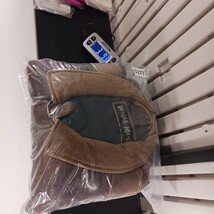 Wear Me Out Men's Brown Full Zip Genuine Leather Insulated Bomber Jacket Size 46 image 12