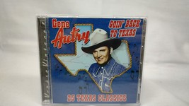 Goin&#39; Back to Texas: 25 Texas Classics by Gene Autry (CD, Oct-2001) BIN - £7.06 GBP