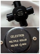 Celestron Multiple 4x Oculaire Lentille Support 1.5 Inch Noir Métal Unitron - $4,193.54 MXN