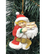 VTG 1991 Christmas Charmers Santa&#39;s Best Ornament Decor Elf Dressing Up ... - £10.85 GBP