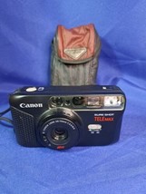 Canon Sure Shot Telemax 35mm AF Point & Shoot Film Camera 38/70mm & Case  Tested - $168.29