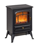HOMCOM 21&#39; Electric Fireplace Heater, Realistic Flames, 750W/1500W - $2,487.06 MXN