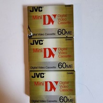 JVC Mini Digital Video Cassette DV60 M-DV60ME 60 Minutes New 3 pack - £10.94 GBP