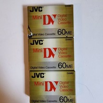 JVC Mini Digital Video Cassette DV60 M-DV60ME 60 Minutes New 3 pack - £10.52 GBP