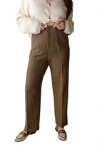 Lucy Paris Dan Houndstooth Pant Brown - $24.00