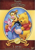 Pooh&#39;s Anniversary Collection: Pooh&#39;s Heffalump Movie/Piglet&#39;s Big Movie/The Tig - £47.48 GBP