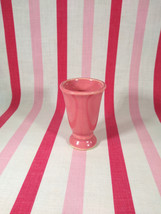 Darling Vintage Pottery Mini 3&quot; Pink Pedestal Planter or Vase - £15.56 GBP