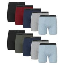 Hanes Men&#39;s Boxer Briefs Super Value 10pk Underwear Assorted Colors S Br... - $42.24 CAD