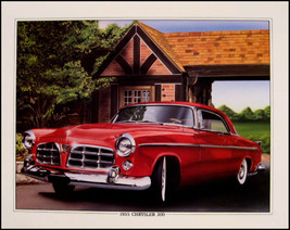 1955 Chrysler 300C Mopar Hemi Orig Art Print Lithograph - £22.94 GBP