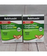 Robitussin Maximum Strength Cough + Chest Congestion DM 10 Liquid-Filled... - $12.77