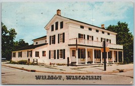 Vintage 1972 Wilmot Stage Stop Wisconsin Historic Building Postcard - £11.37 GBP