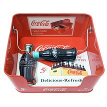 Coca-Cola Flat Napkin Holder with Bottle Shaped Handle Red - £14.93 GBP