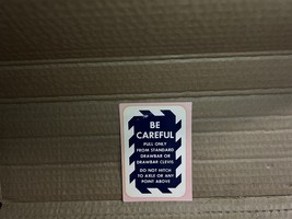 Genuine Ford Tractor Part # NCA808A Be Careful Decal - £3.05 GBP