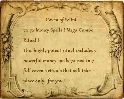 7x 7x Money Spells ! Mega Combo Ritual ! - $8.35 CAD