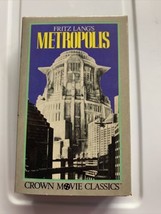 Vintage Metropolis Betamax Tape Beta - Not VHS - Rare 1926 Crown Movie Classics - £111.29 GBP