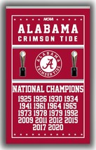 Alabama Football Team Memorable Flag 3x5ft Crimson Tide Champions Banner - $18.00
