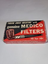 vintage Medico Pipe filters box - 12 filters still in box, older tobacco... - $10.34