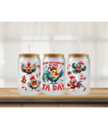 After God Made Me He Said TADA | UV DTF 16oz Glass Can - €3,44 EUR