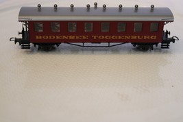 HO Scale Liliput, Passenger Coach Car, Bodensee Toggenburg Red Vintage (M59) - £36.05 GBP