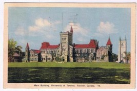 Ontario Postcard Toronto Main Building University of Toronto - £2.34 GBP