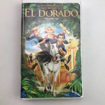 VHS Dreamworks The Road To El Dorado Clamshell Movie Miguel Tulio Elton John - £15.97 GBP