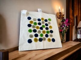 Crate &amp; Barrel Astrid Pillow Cover Duvet White Circle 100% Cotton 16x16”... - $24.87