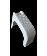Shower Pedicure Foot Rest Stand w/ Storage White Non Slip Plastic Anti S... - $35.07 CAD