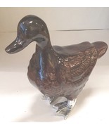 Tilnar Art - Brown Duck - Height 10cm - Recycled Aluminium, Fair Trade - £12.40 GBP