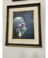 American Artist, ARNE CHARLES BESSER Clown / Monkey Original Oil Paintin... - $1,163.25