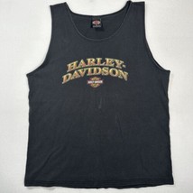 VTG 1999 Harley Davidson Mens L Tank Top Omaha NE Double Sided Eagle Gra... - £25.74 GBP