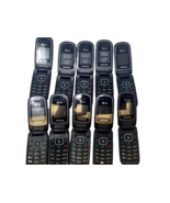 10 Lot Samsung SGH-A107 Flip Phone GSM Wholesale As Is Used A107 CLAM Wh... - $76.50