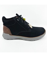 Skechers Doveno Lenson Black Brown Mens Leather Boots - $101.80 CAD