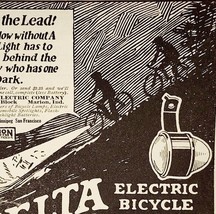 1923 Delta Bicycle Lamps 1 Advertisement Transportation Ephemera 4.5 x 4... - $14.73