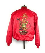 VTG Love That Country Music Nylon Jacket 80s Silk Screen - $64.34