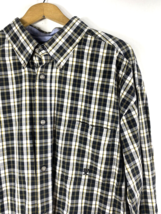 TwentyX Wrangler Shirt Size Medium Mens Black &amp; White Plaid Button Down ... - £37.11 GBP