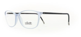 Silhouette 1563 106109 SPX Illusion Matte Blue Eyeglasses 1563 10 6109 53mm - £130.23 GBP
