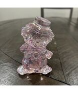 Mosser Art Glass - The Fiddler Clown 3.5&quot; -  Iridescent Light Pink - DAPPY - $418.05 MXN