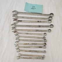 Snap On Tools 13 Pc SAE 12 Point Combination Wrench Set - Lot 407 - £143.22 GBP