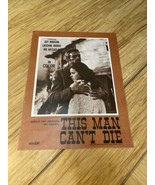 Vintage 1968 This Man Can&#39;t Die Movie Film Cinema Press Kit Guy Madison  KG - $936.96 MXN