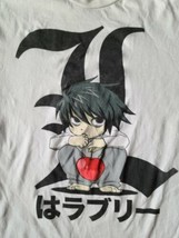 DEATHNOTE T Shirt 2000s White Anime Manga Sz XS Shonen Jump we love fine - £22.06 GBP