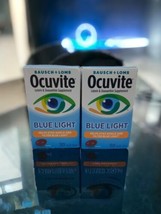 TWO *Exp 07/2024* Bausch + Lomb Ocuvite Blue Light Lutein Eyes 30 Softgels - £10.27 GBP