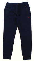 Polo Ralph Lauren Blue Drawstring Joggers Cotton Blend Pants Men&#39;s Small... - $159.99