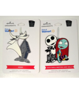 Hallmark Nightmare Before Christmas Jack Skellington Sally &amp; Zero Tree O... - £7.50 GBP