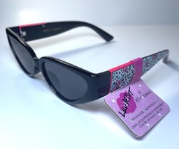 NEW BETSEY JOHNSON  Luv Betsey Cat Black  Flower LUV LVB001 Sunglasses +... - $39.99