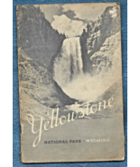 1938 Yellowstone National Park-Wyoming- Booklet-U.S. Department of Interior - $7.50