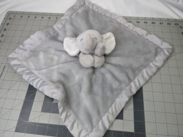 Carters Gray Elephant Lovey Security Blanket 2016 Stuffed Animal Toy - $14.95